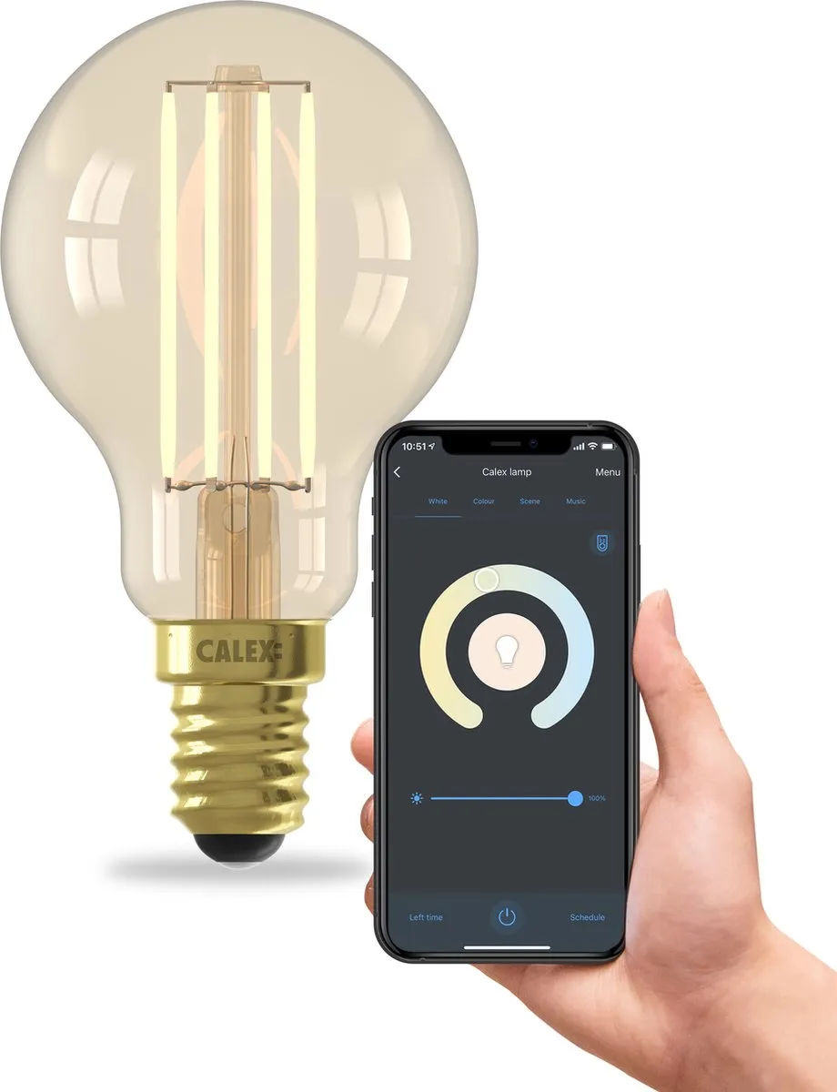 Calex Slimme LED Filamentlamp E14
