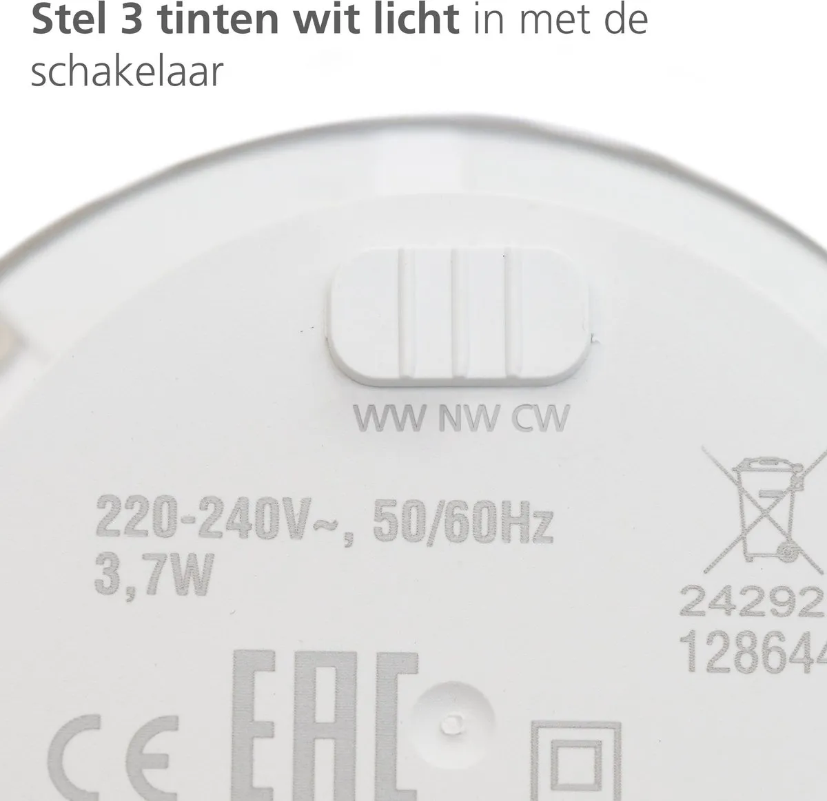 Eglo Fueva 6 Inbouwspot LED Ø21.6cm - Instelbaar wit licht