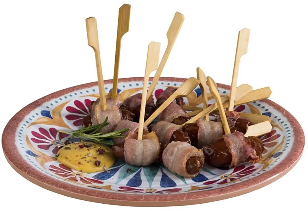 APS Serveerschaal 84684 - Ø21,5cm - Beige/Blauw