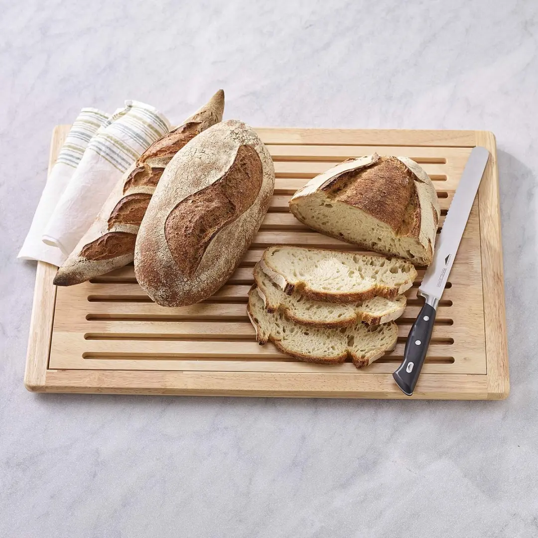 APS Snijplank Rubberhout 60x40cm - Rood - Antislip