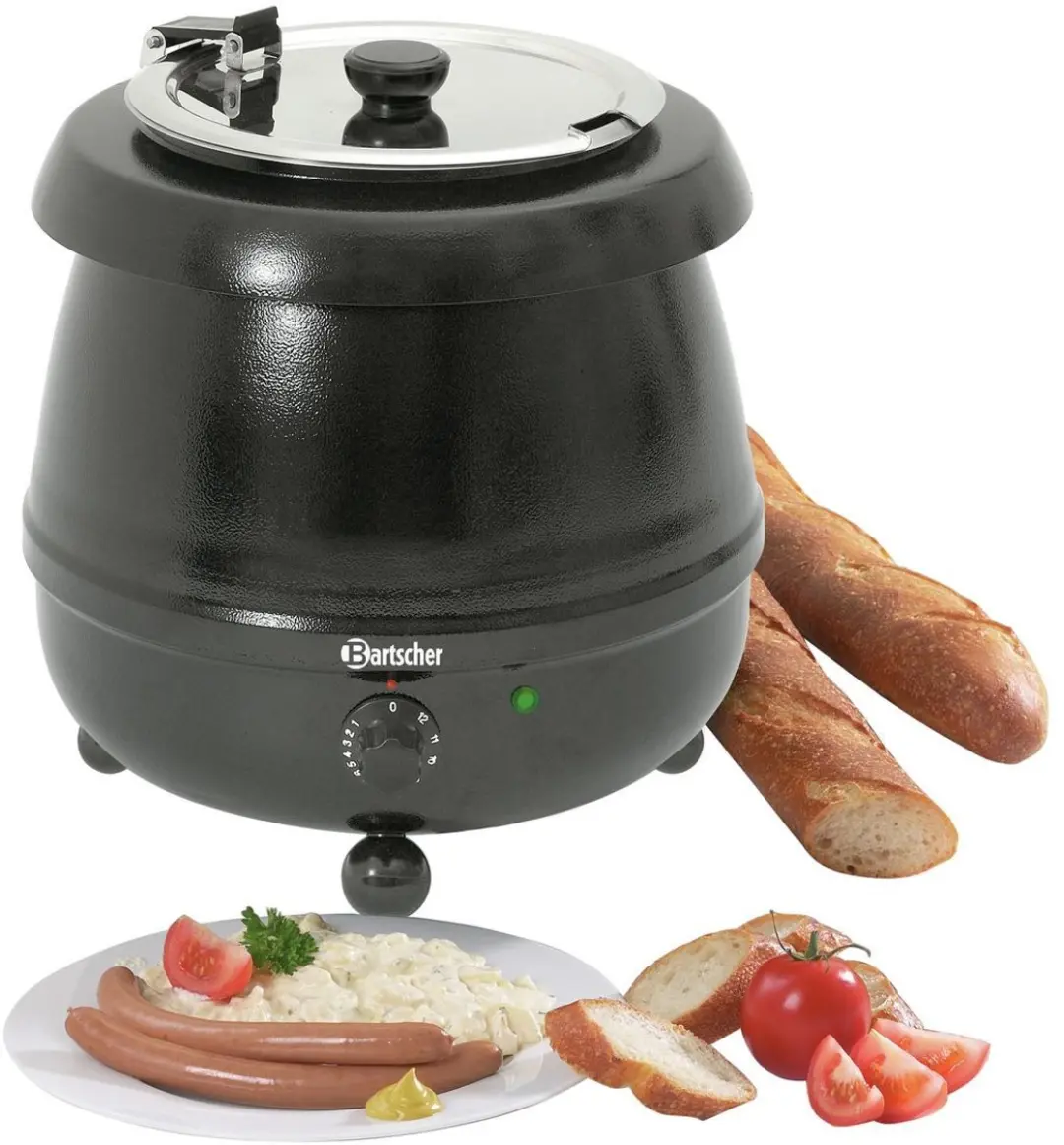Bartscher Soepketel 9L - Zwart
