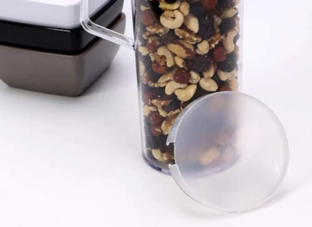 APS Muesli Karaf 1,5L - Transparant - RVS Klepdeksel