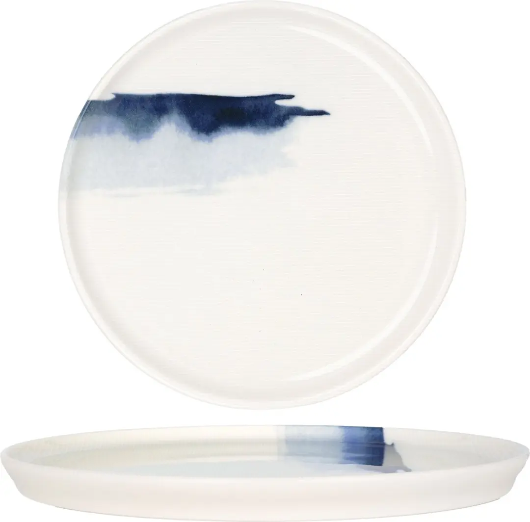 Bonna Dessertbord Blue Wave Porselein