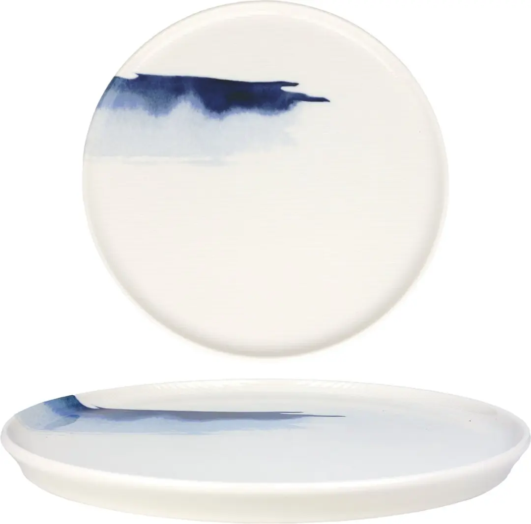 Bonna Dessertbord Blue Wave Porselein - 22cm - 6 Stuks