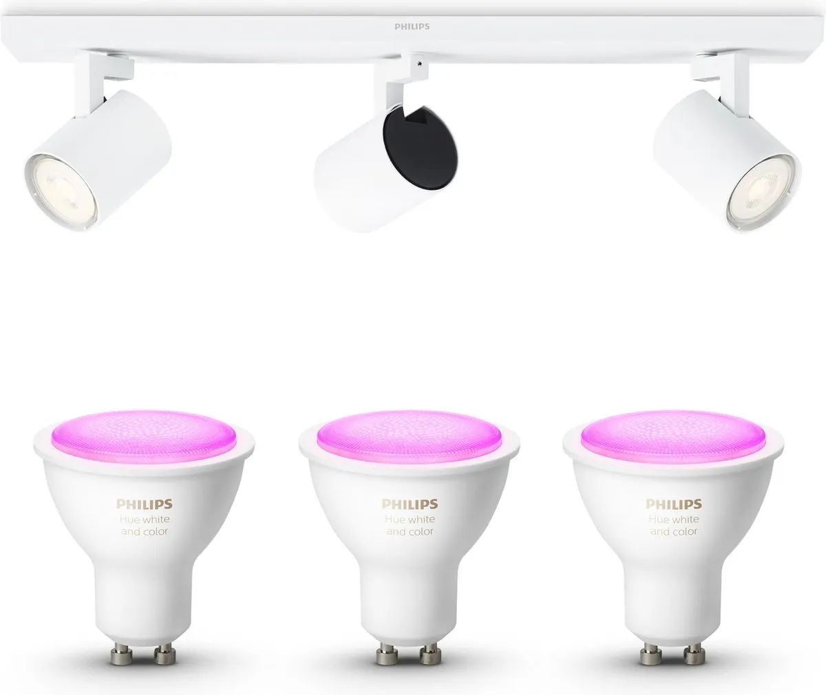 Philips Hue Runner Opbouwspot 3x GU10 RGBW