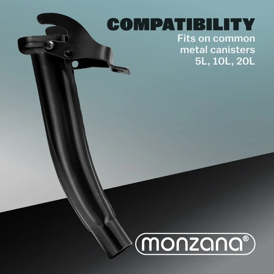 Monzana 109589 Schenktuit Jerrycan - Metaal - Zwart