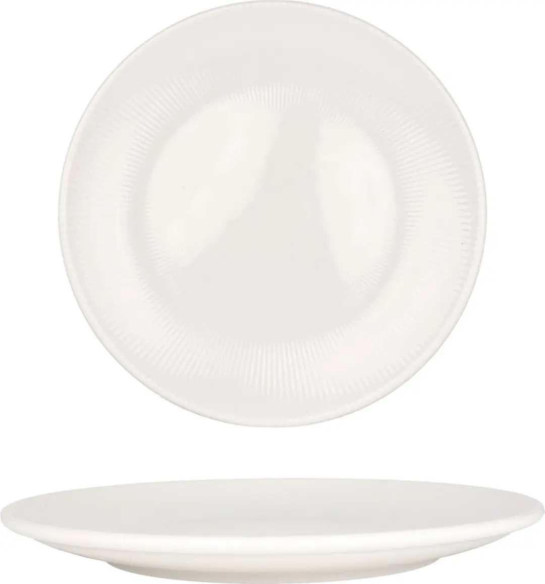 Bonna Dinerbord Iris White Porselein 30cm
