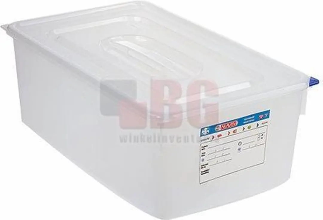 Araven VOEDSELDOOS 1/1 GN 21L - Doorschijnend