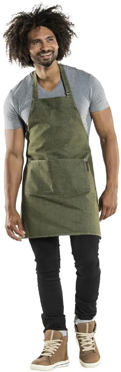 Chaud Devant Schort Basic Denim - Groen