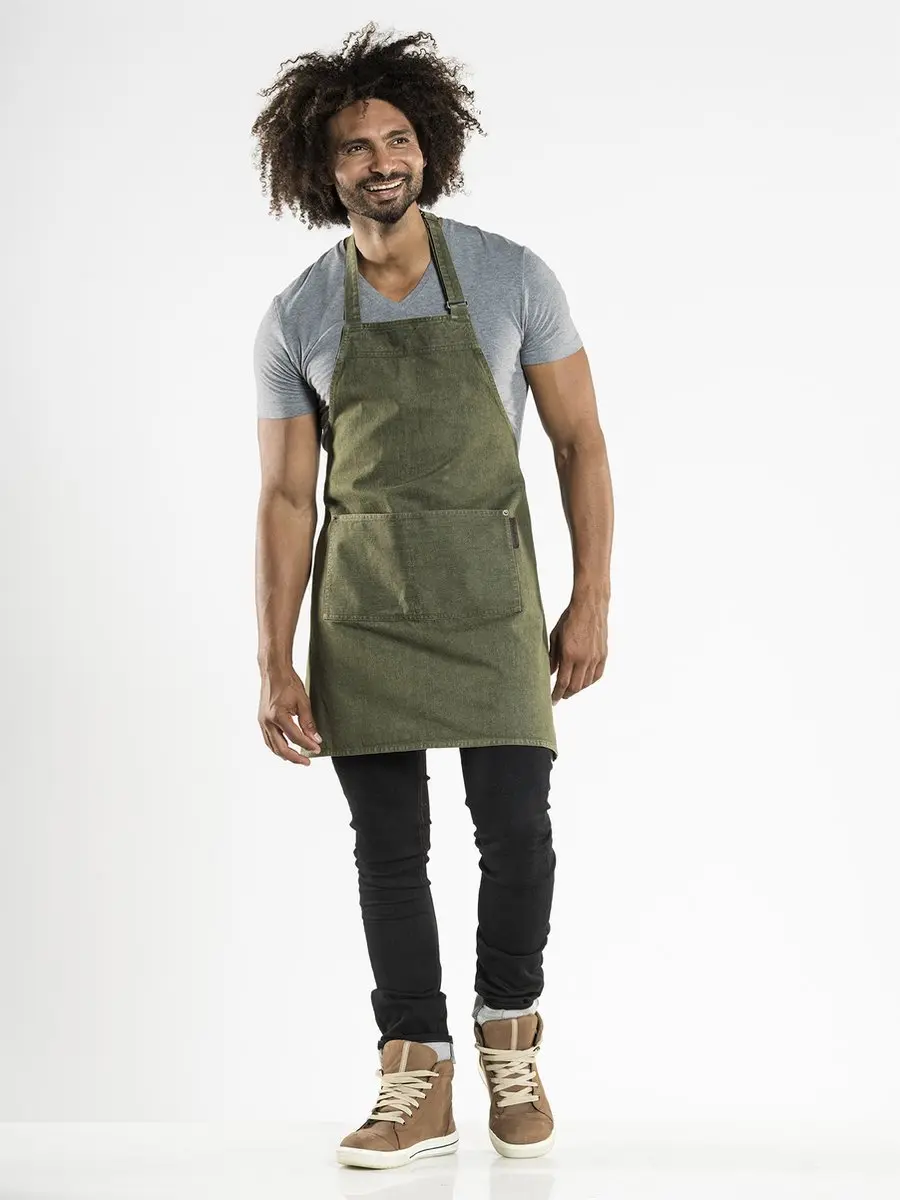 Chaud Devant Schort Basic Denim - Groen