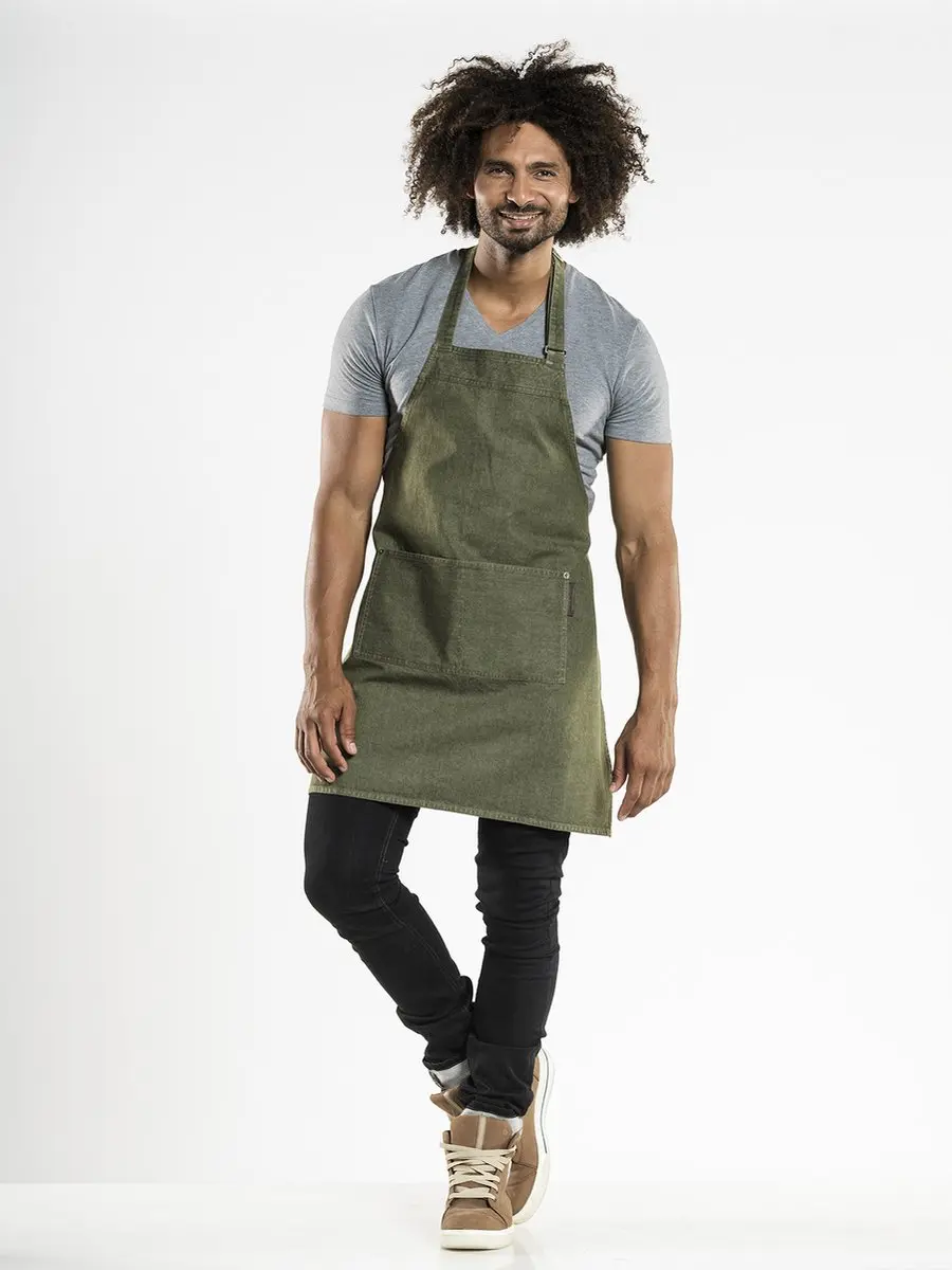 Chaud Devant Schort Basic Denim - Groen