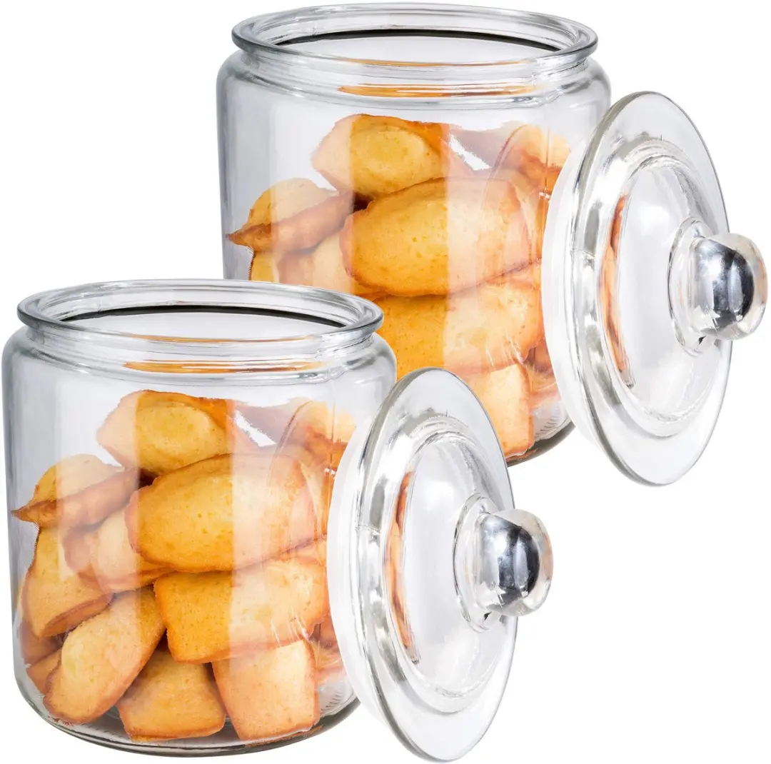 APS Classic Voorraadpot Glas 4L - Set van 2
