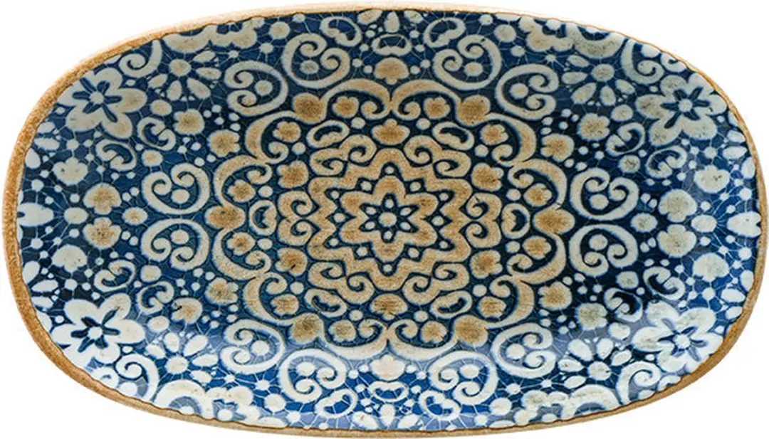 Bonna Alhambra Serveerschaal Porselein - 24x14cm - Multikleur - 2 Stuks