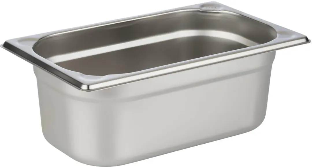 APS Gn Container 1/4GN 100mm Zilver