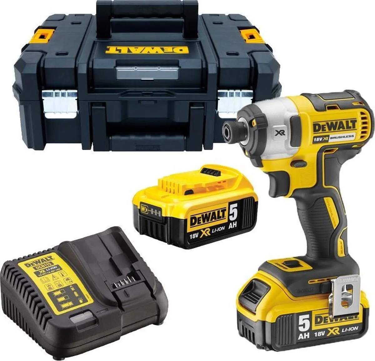 DeWalt DCF887P2-QW Slagschroevendraaier 18V - 2x 5.0Ah