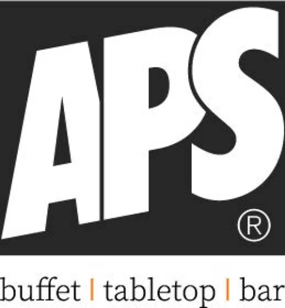 APS Serveerstandaard Acaciahout 960 - Ø30/25cm - Zwart