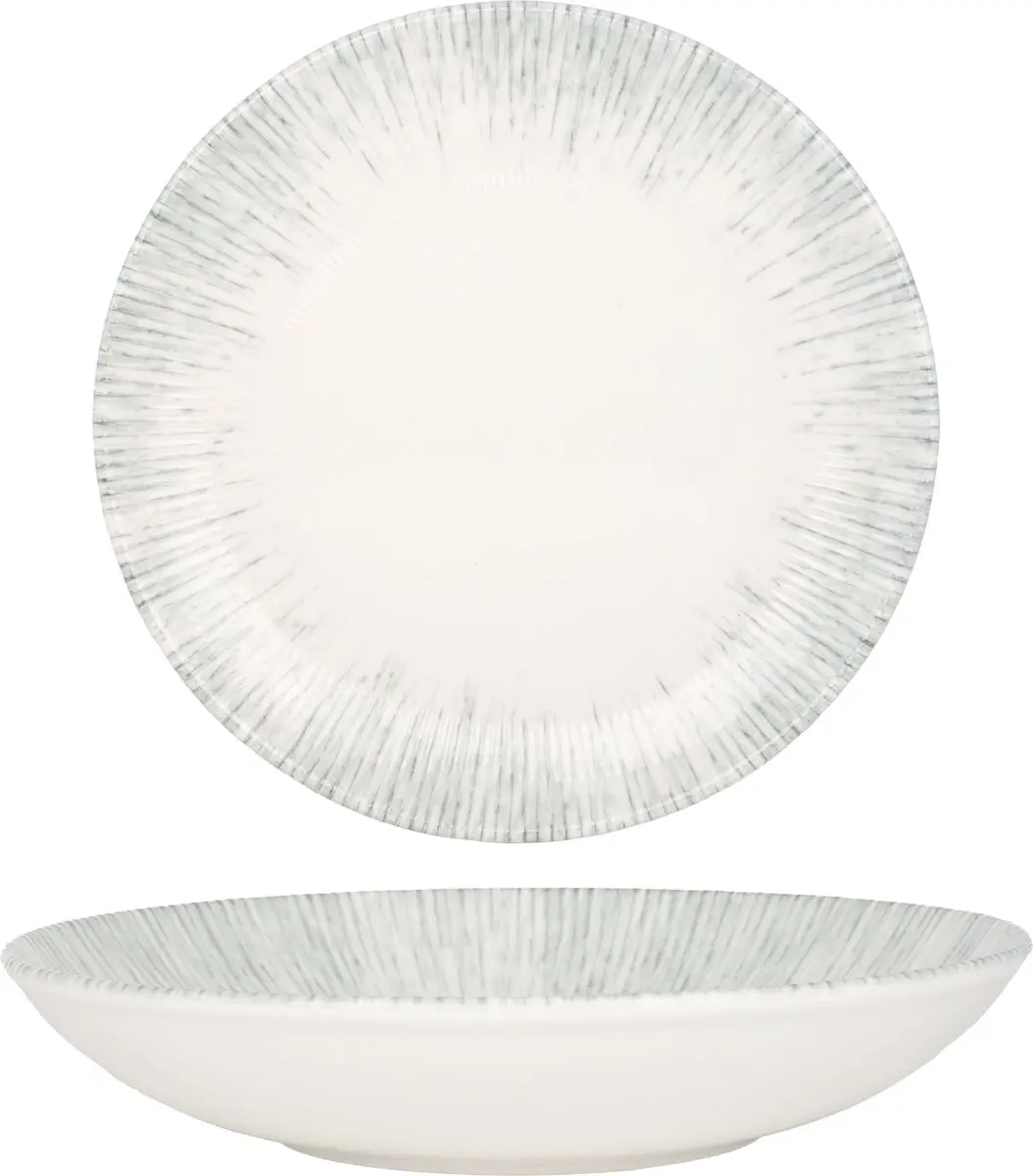 Bonna Diepbord Iris Porselein 25cm