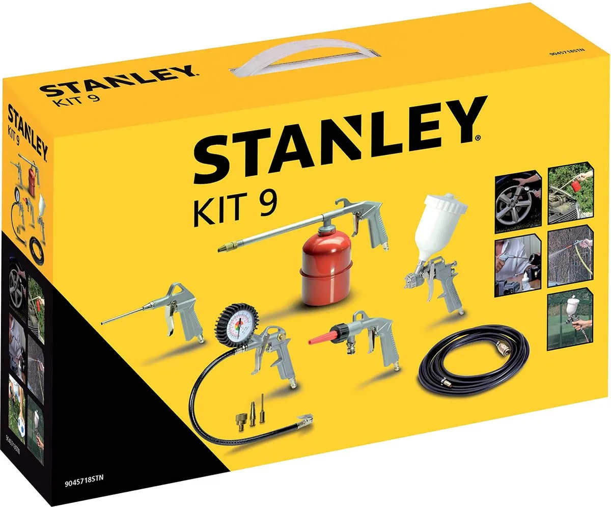 Stanley KIT9 9045718STN Pneumatisch Gereedschapset