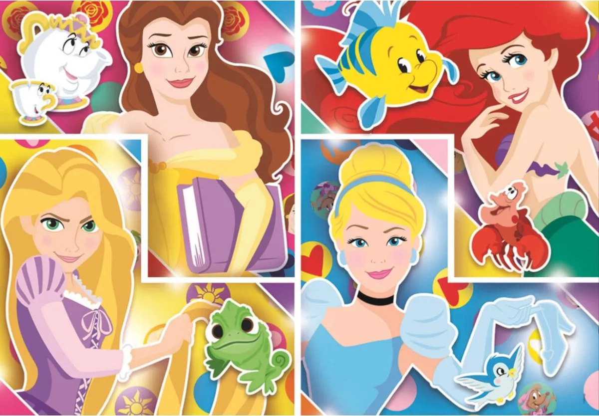 Clementoni Princess Puzzel 104 Stuks - Multicolor - afbeelding 4 van 5