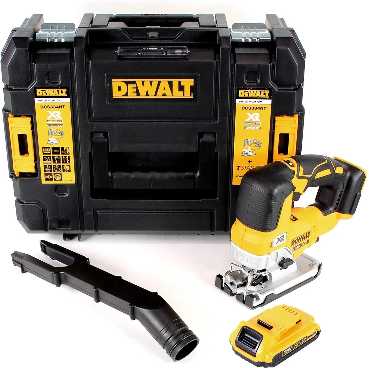 DeWalt DCS 334 NT Pendelzaag 18V - 3200 min⁻¹ - 2,0Ah + TSTAK - afbeelding 5 van 5