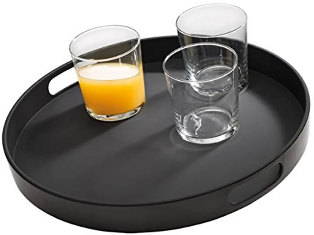 APS Bistro Dienblad Melamine 35,5x35,5cm - Zwart - afbeelding 6 van 6