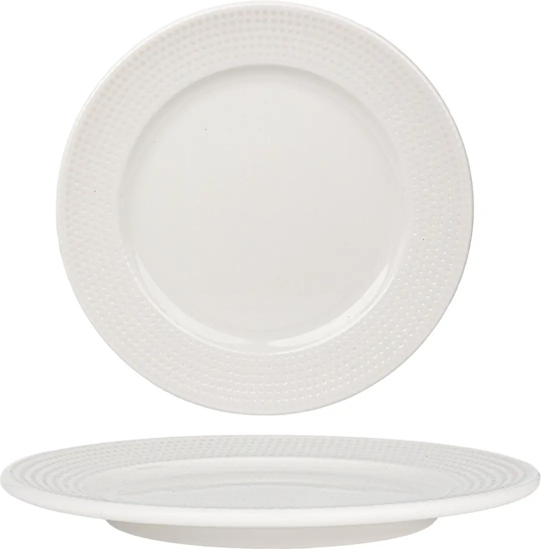 Bonna Pure Dot Dinerbord Porselein 27cm