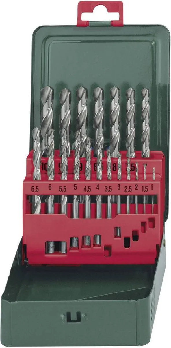 Metabo Boorcassette HSS-G 19-delig 627153000 - afbeelding 6 van 6
