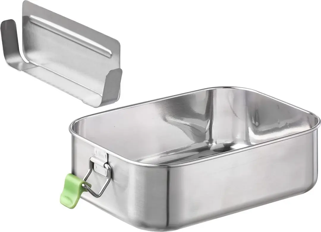 APS RVS Lunchbox 1100ml - Broodbak - Zilver
