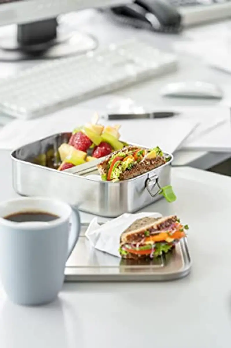APS RVS Lunchbox 1100ml - Broodbak - Zilver