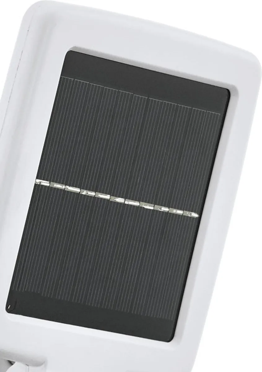 Eglo Casabas Buiten LED Solar Wandlamp - Wit 11.5cm