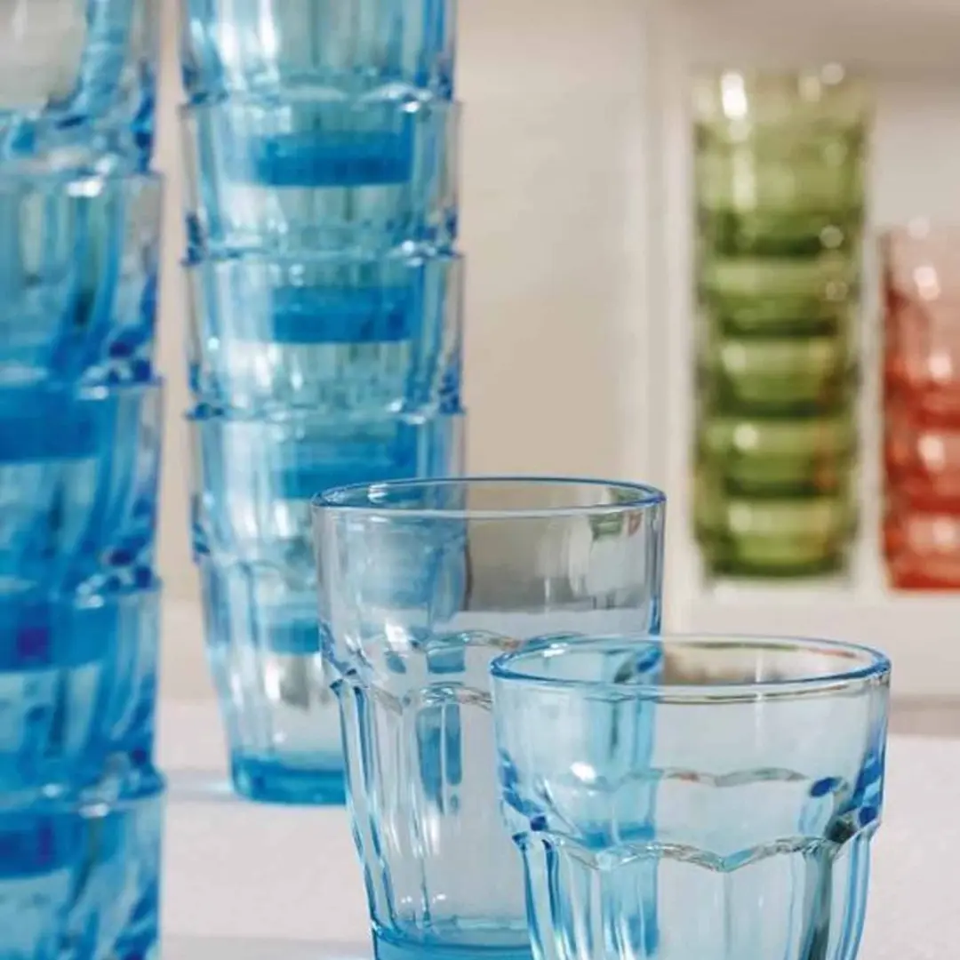 Bormioli Rocco Tumbler Ice Rock Bar 27cl - 6 Stuks - Blauw