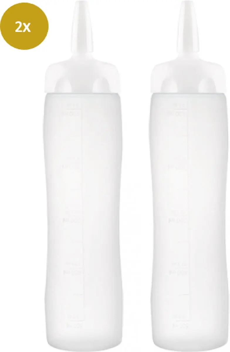 Araven Portioneerflessen 2x 0,5L