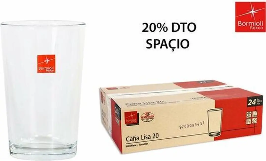 Bormioli Rocco Drinkglazen 200ml - Set van 6