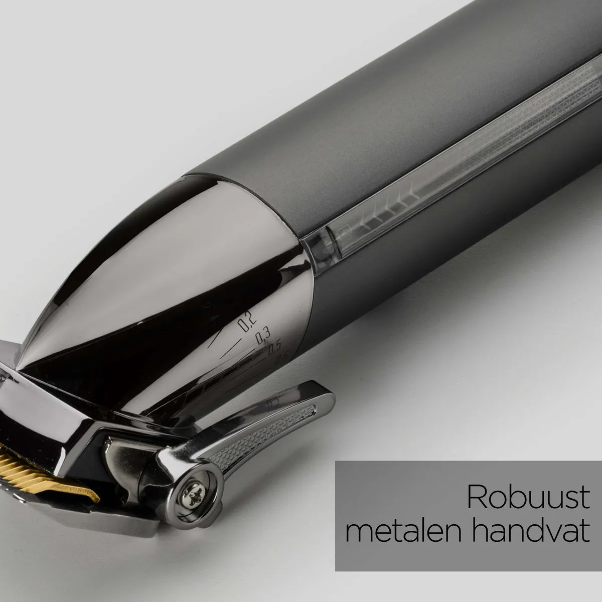 Babyliss Super-X Tondeuse E991E - 180 min Draadloos - Zwart-chroom