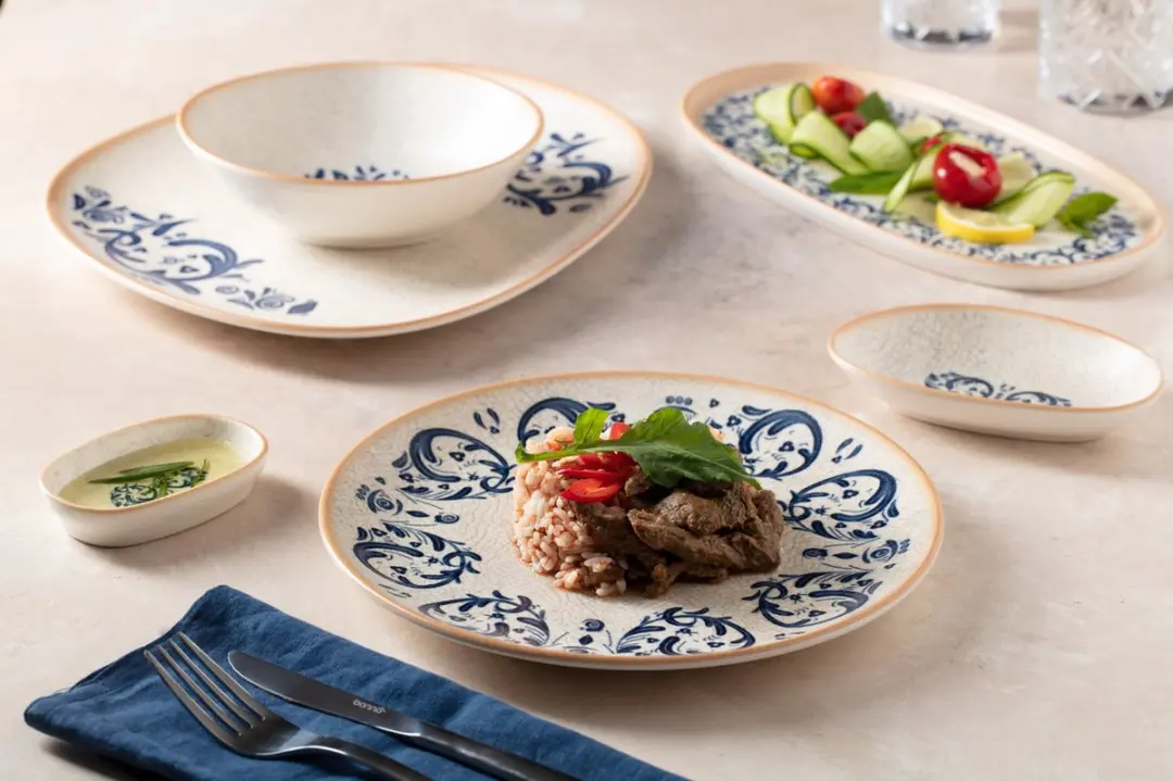 Bonna Viento Dessertbord - Multikleur - 23cm - 6 Stuks