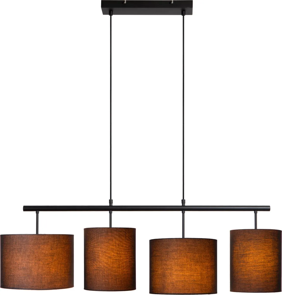 Lucide Maya Hanglamp 4xE27 - Zwart