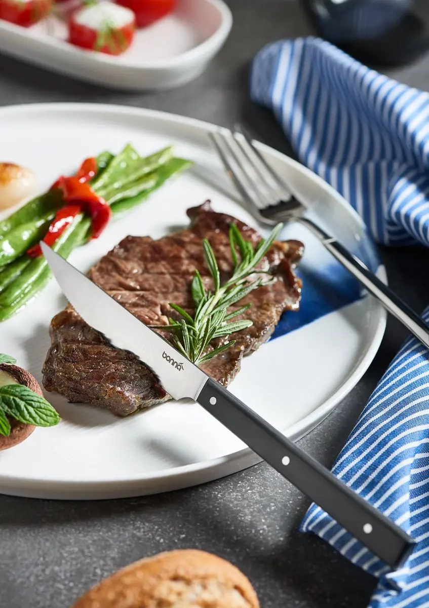 Bonna Grace Steakmessen RVS - 23,5 cm - 6-delig