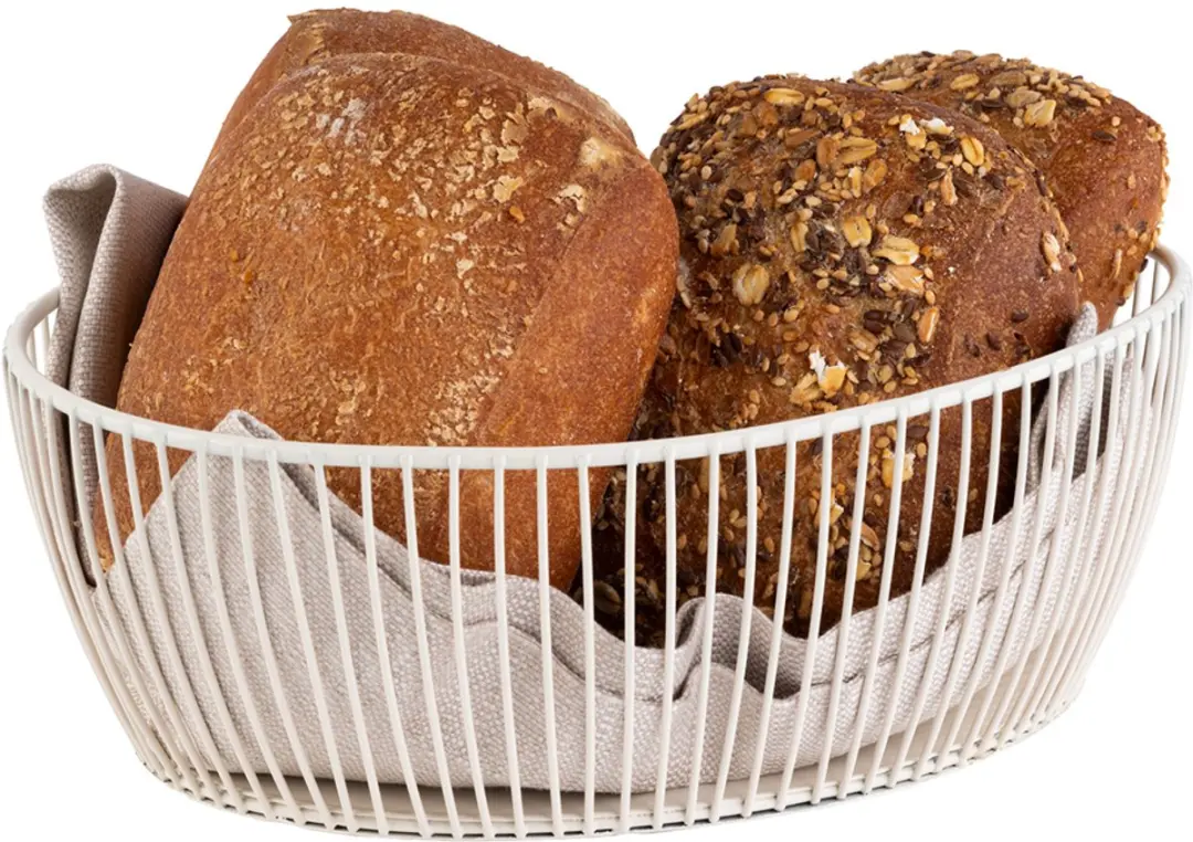 APS SVART Brood- en fruitmand 24x19cm - Wit