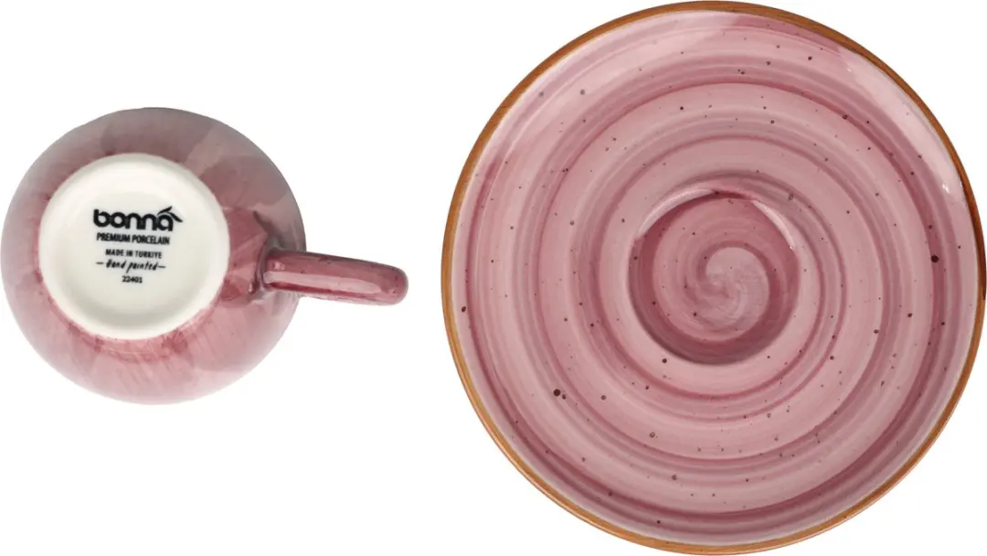 Bonna Aura Blackberry Espressokopjes - 6-delig - 80cc - Paars