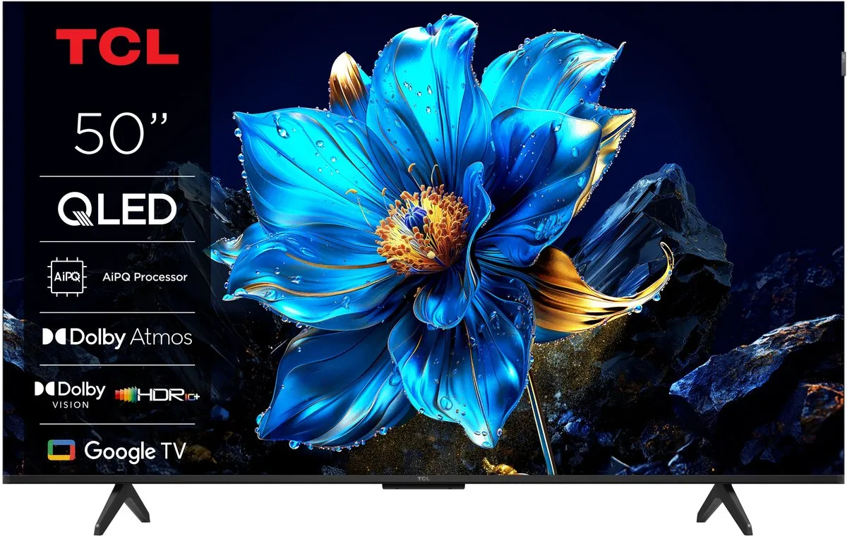TCL 50P71K 50 inch 4K QLED TV - Zwart