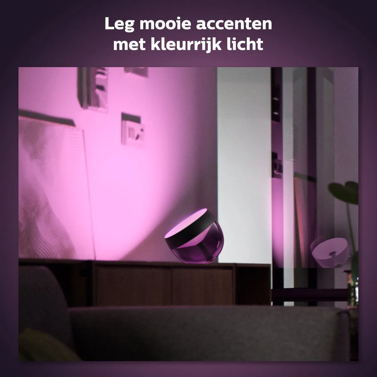Philips Hue Iris Tafellamp - Zwart