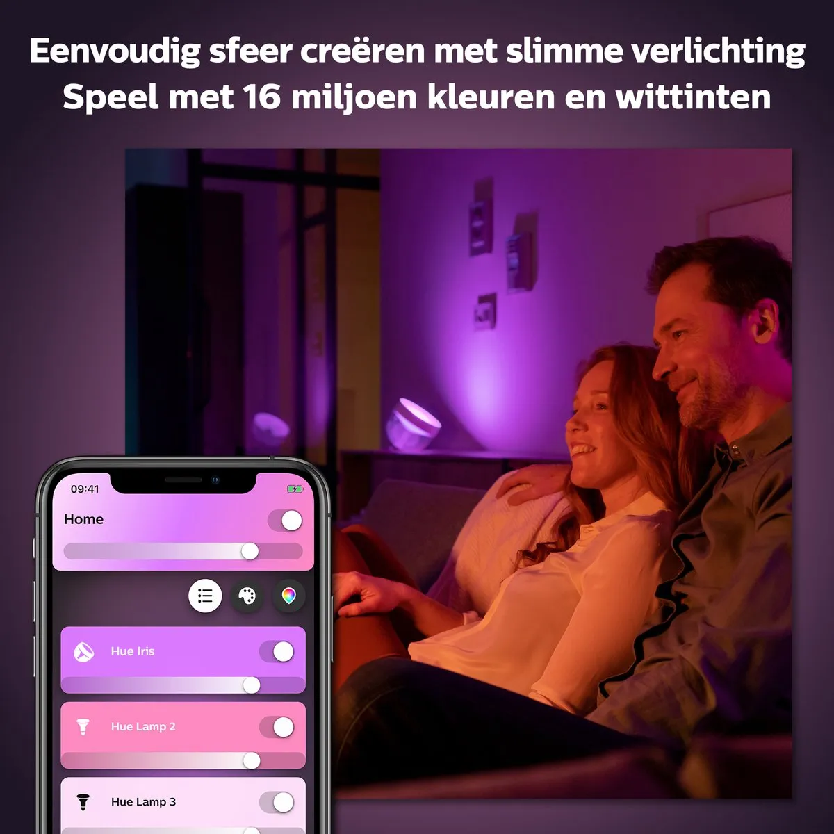 Philips Hue Iris Tafellamp - Zwart