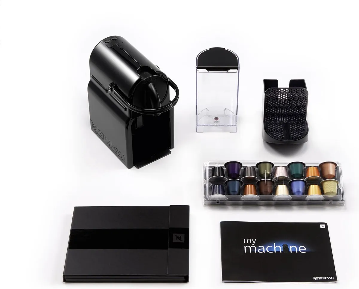 Krups Nespresso Inissia XN1001 - Koffiecupmachine - Wit - Compact - Energiezuinig - Voor Nespresso Cups