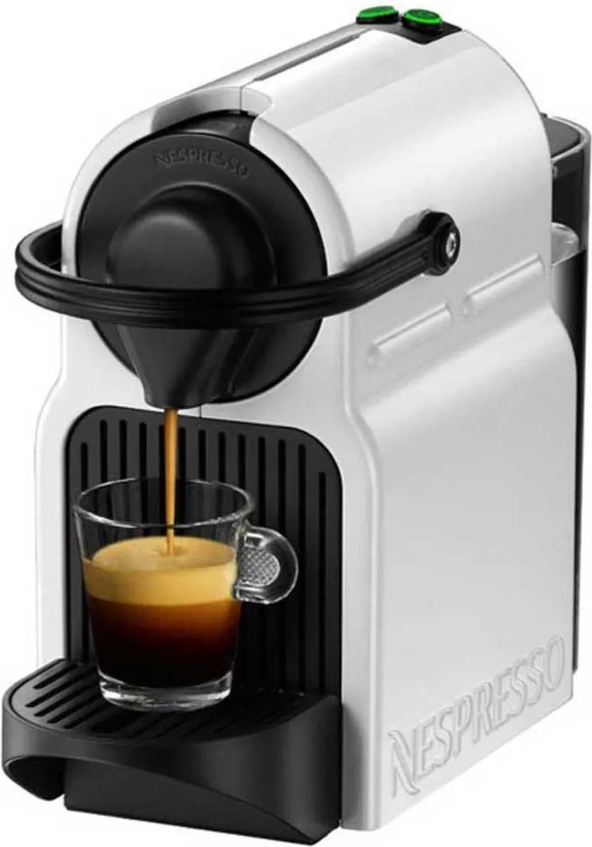 Krups Nespresso Inissia XN1001 - Koffiecupmachine - Wit - Compact - Energiezuinig - Voor Nespresso Cups