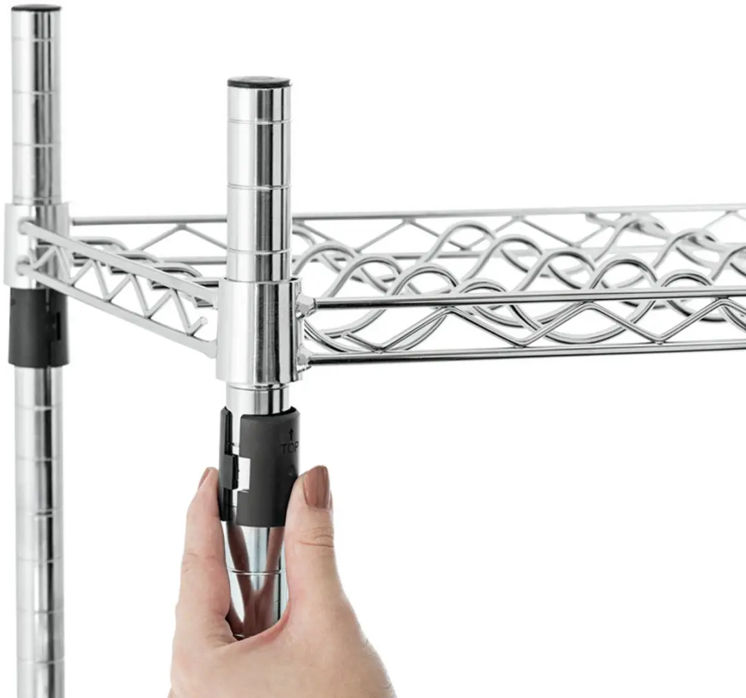 Bartscher Wijnrek 5910 - 130 Flessen - Zilver - afbeelding 6 van 6