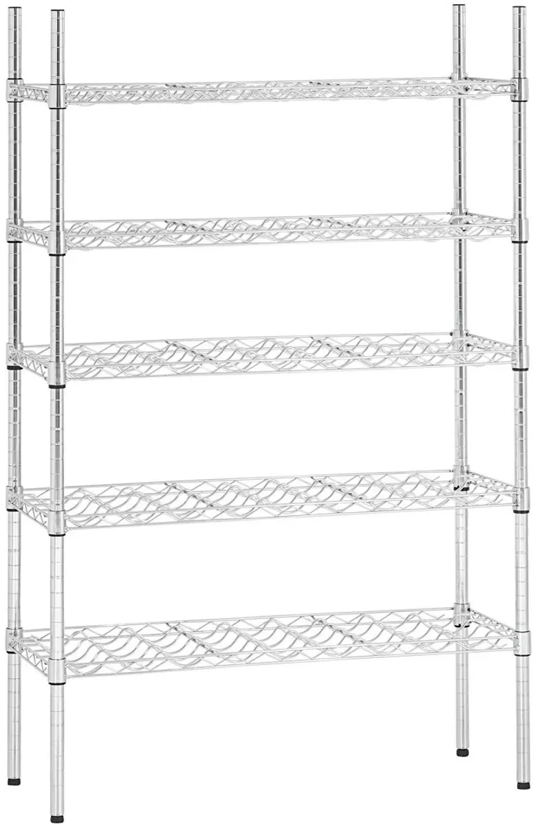 Bartscher Wijnrek 5910 - 130 Flessen - Zilver