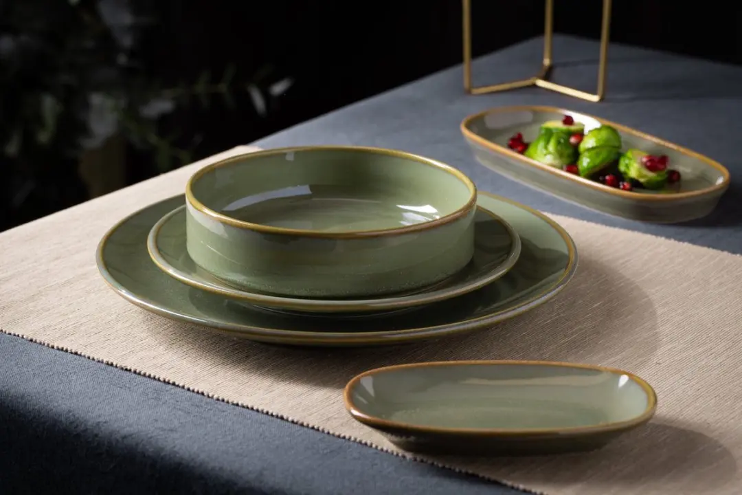 Bonna Kommetje Sage Hygge Porselein - 14cm - 6 Stuks