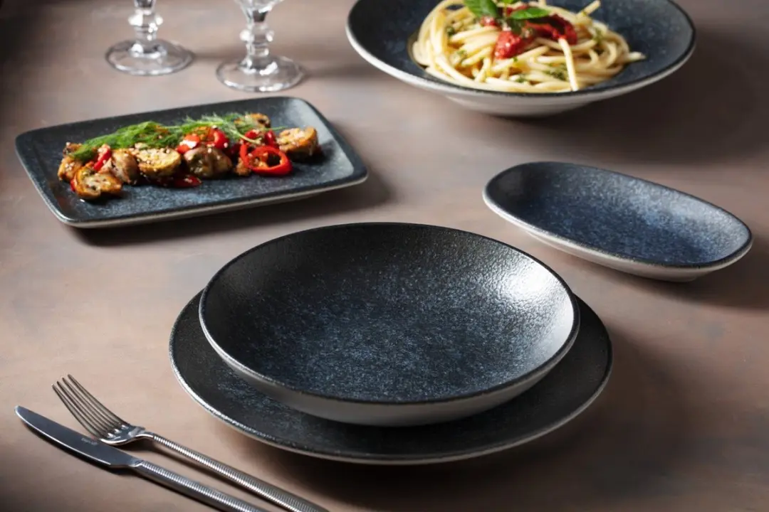 Bonna Pastabord Mega Porselein 28cm - 2 Stuks