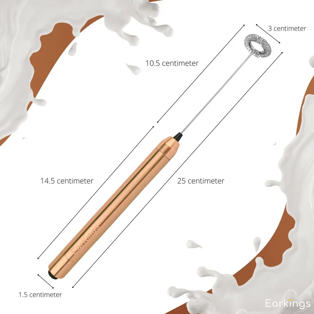 EarKings Melkopschuimer 8720828011256 - Rosé Goud - afbeelding 6 van 6