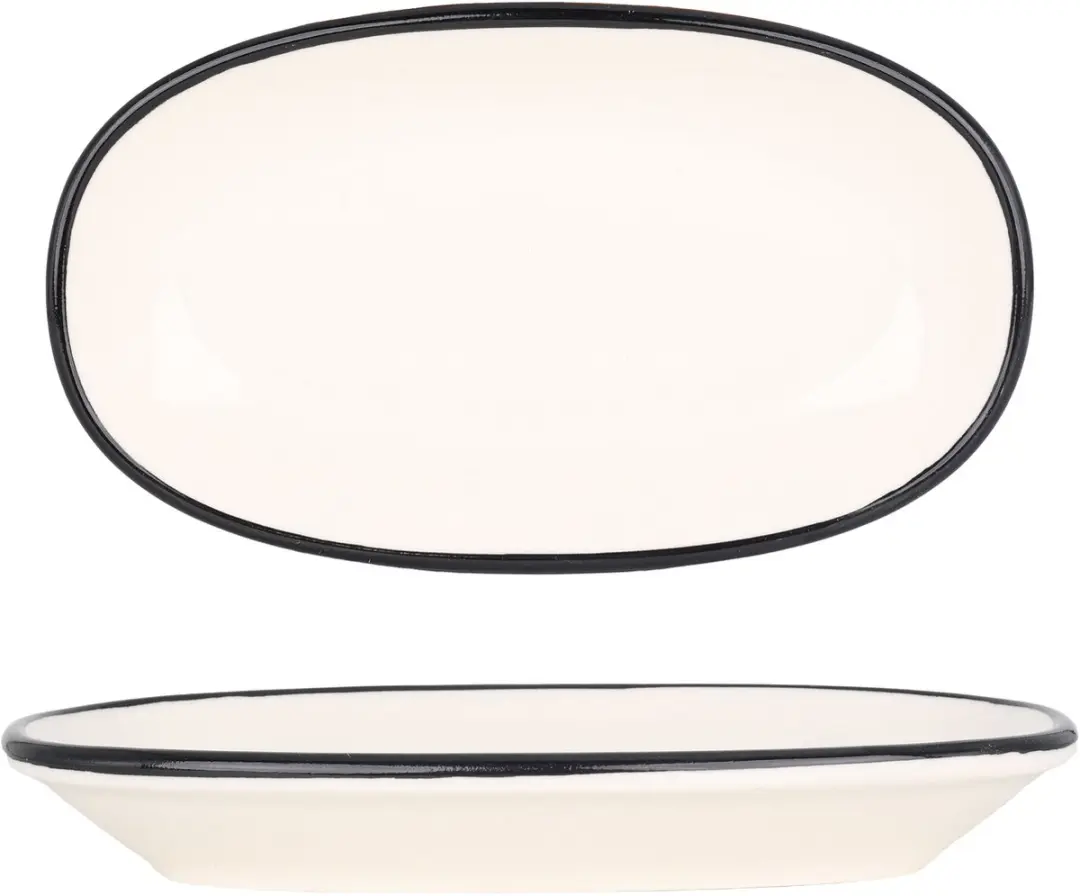 Bonna Linea Black Serveerschaal